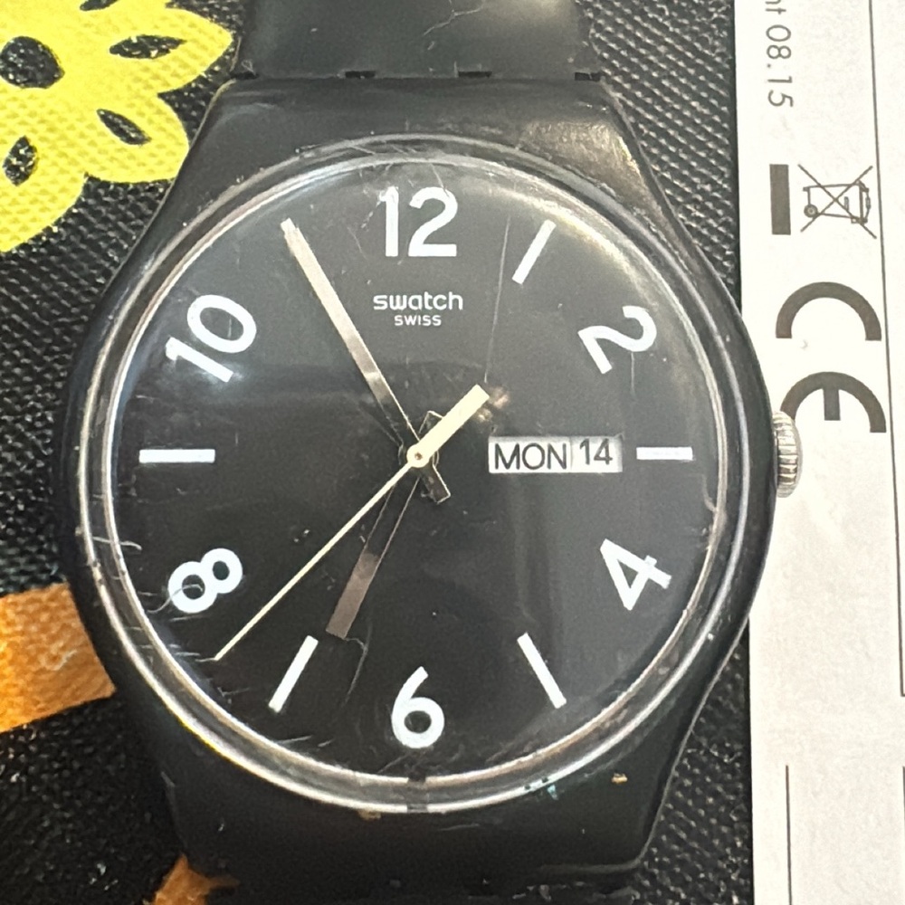 Swatch Black Women's Watch - Picture 2 of 5